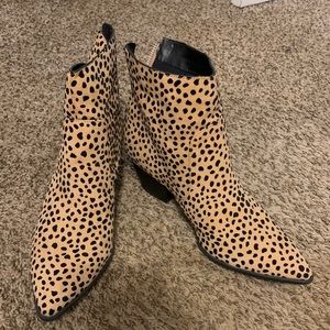 Cheetah print boots